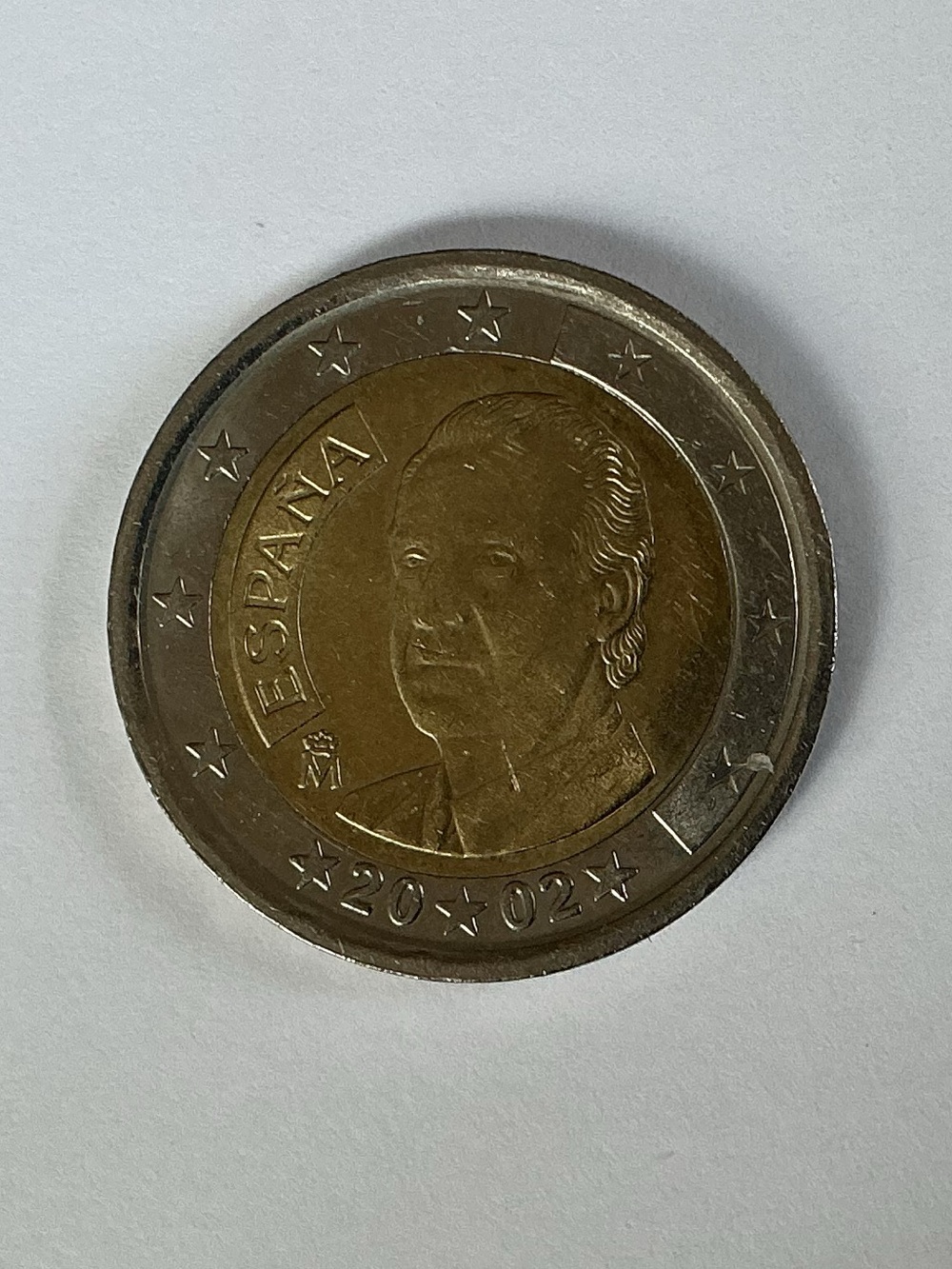 2 Euro Spanish Coin from 2002
